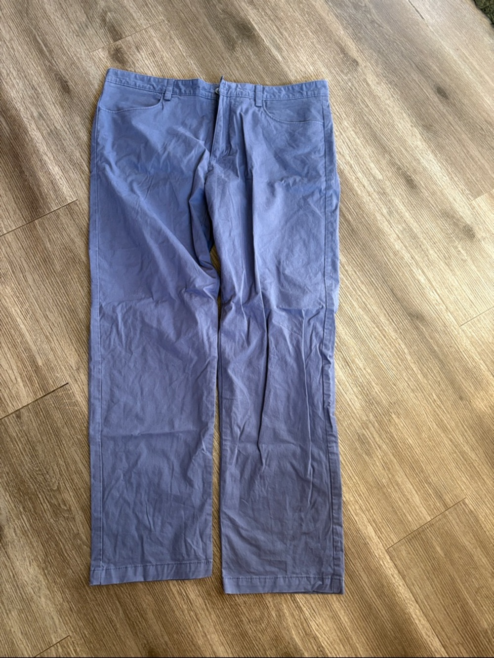 Calvin Klein Men’s Straight Chinos in Dusty Blue